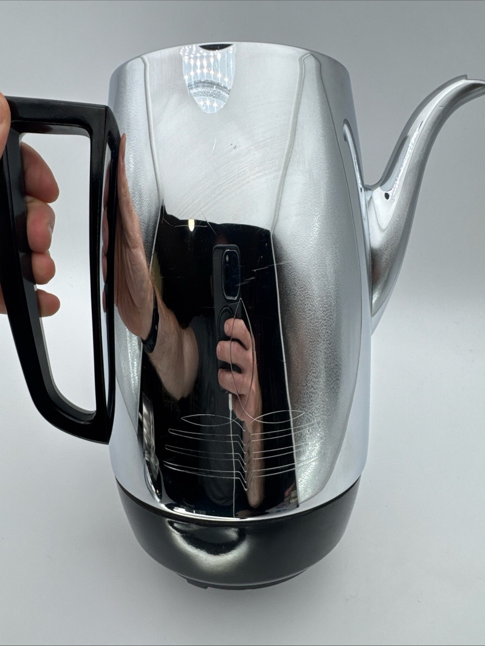 Universal Coffee Maker Silver Coffeematic 4580 Electric Percolator Chrome - Picture 6 of 15